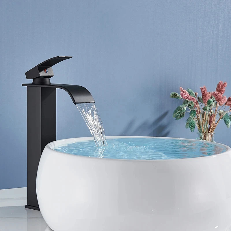 Copper Core Waterfall Stainless Steel Basin Faucet - Smarsty