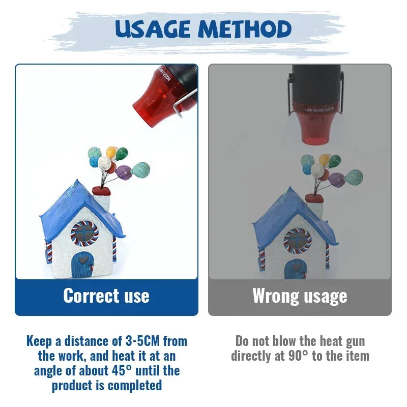 Mini Hot Air Gun for Soldering and Shrink Tubing - Smarsty