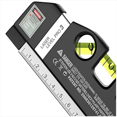 Multipurpose Laser Level Kit with 8 Feet Measure Tape - Smarsty