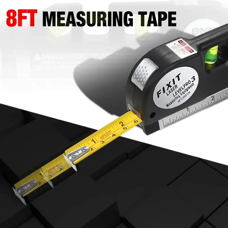 Multipurpose Laser Level Kit With Measure Tape - Smarsty