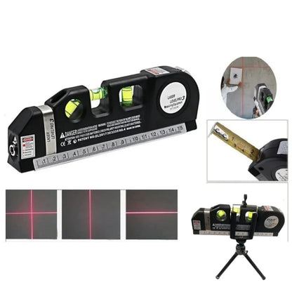 Multipurpose Laser Level Kit With Measure Tape - Smarsty
