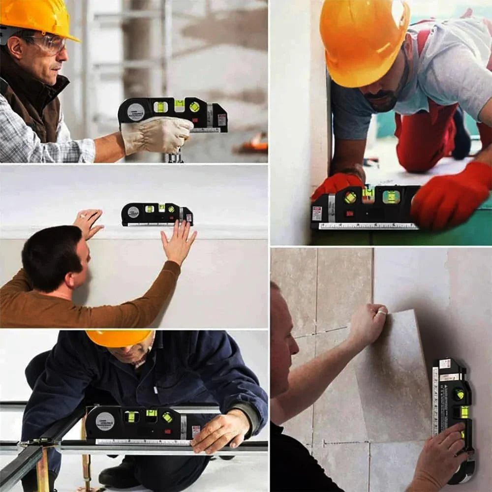 Multipurpose Laser Level Kit With Measure Tape - Smarsty