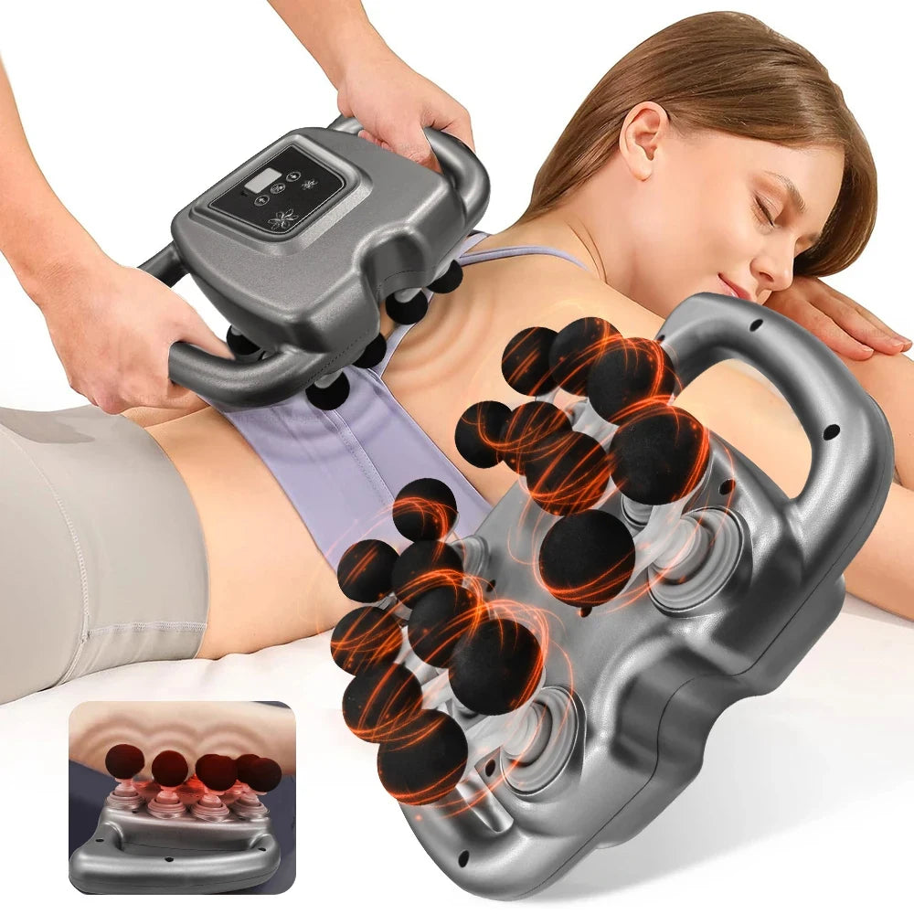 Professional Muscle Massage Gun with 16 Adjustable Heads - Smarsty