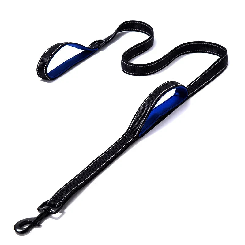 Heavy Duty Dog Leash with Dual Handles for Control - Smarsty