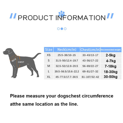 Personalized No Pull Reflective Dog Harness for All Sizes - Smarsty