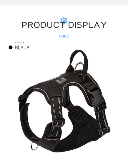 Personalized No Pull Reflective Dog Harness for All Sizes - Smarsty
