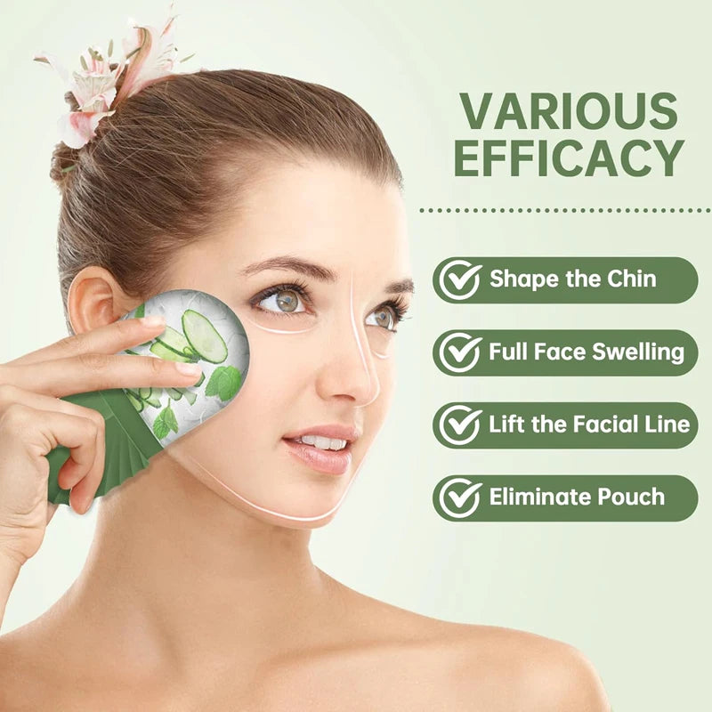 Silicone Ice Face Roller for Pore Reduction and Eye Puffiness - Smarsty