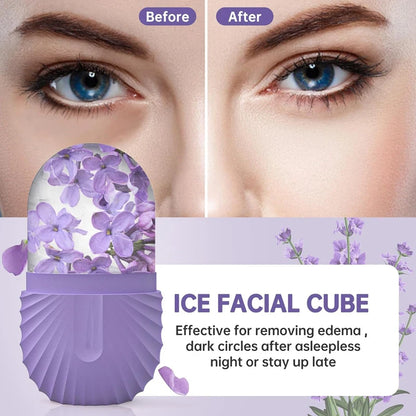 Silicone Ice Face Roller for Pore Reduction and Eye Puffiness - Smarsty