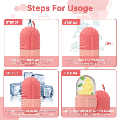 Silicone Ice Face Roller for Pore Reduction and Eye Puffiness - Smarsty