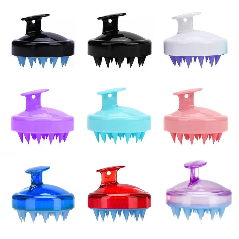 Silicone Scalp Massage Brush for Relaxation and Cleanse - Smarsty