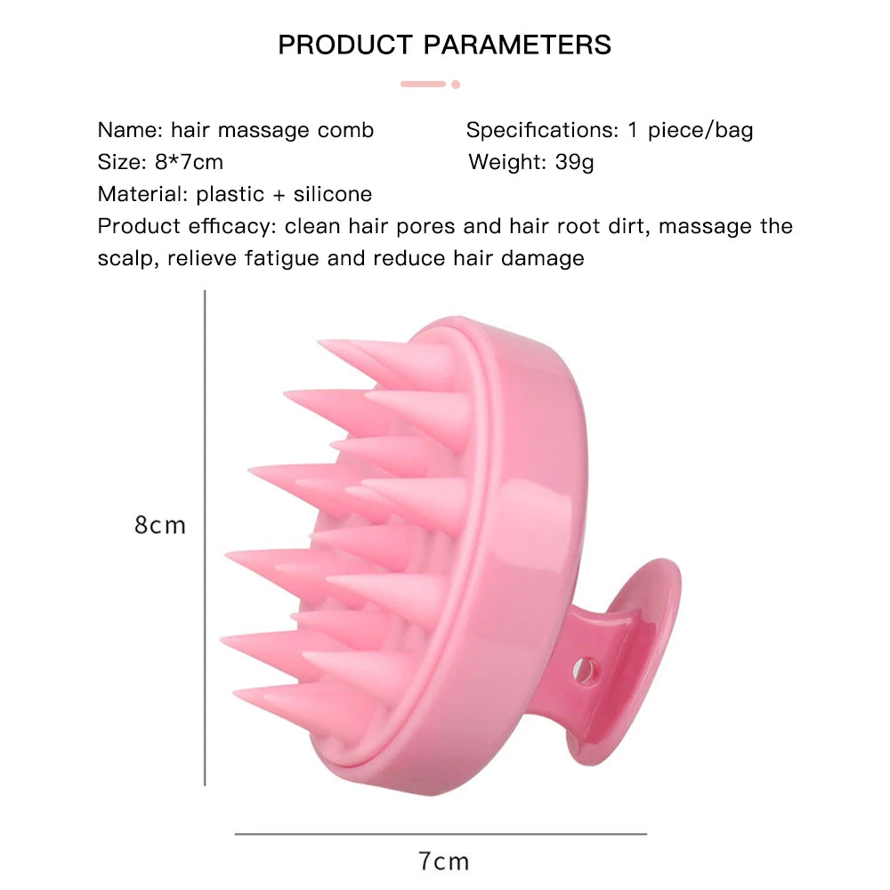 Silicone Scalp Massage Comb for Hair Growth - Smarsty