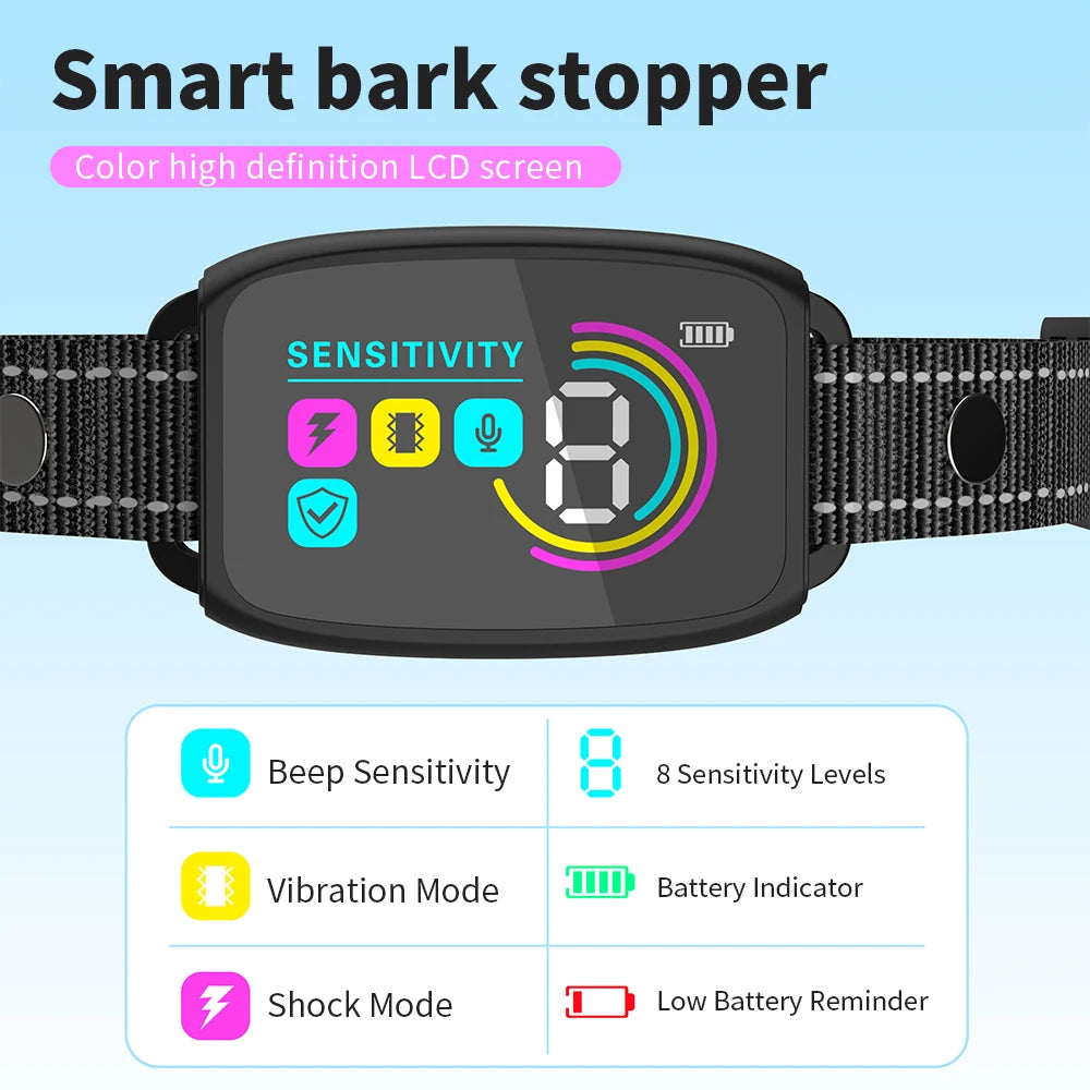Smart Automatic Bark Control Collar for All Dogs - Smarsty