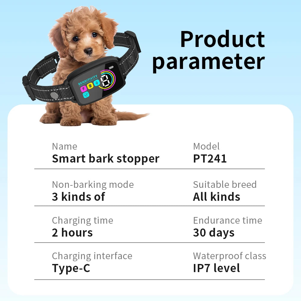 Smart Automatic Bark Control Collar for All Dogs - Smarsty