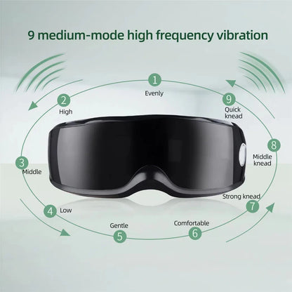 Smart Eye Massager with Magnetic Therapy for Fatigue Relief - Smarsty