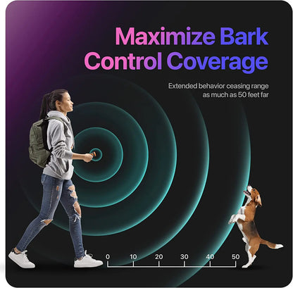 Ultrasonic Dog Repeller Training Device with LED Flashlight - Smarsty