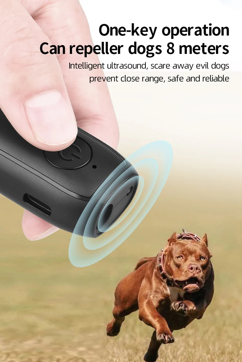 Ultrasonic Dog Repeller with LED for Effective Anti-Barking - Smarsty
