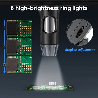 Portable 7 Inch Digital Microscope with 1200X Magnification - Smarsty