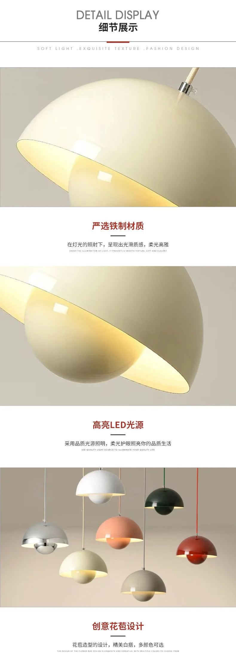 Modern Multi-Color Pendant Light for Stylish Interiors - Smarsty