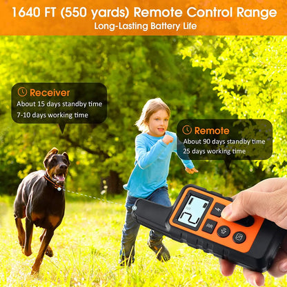 Waterproof Rechargeable Dog Training Collar with Remote - Smarsty