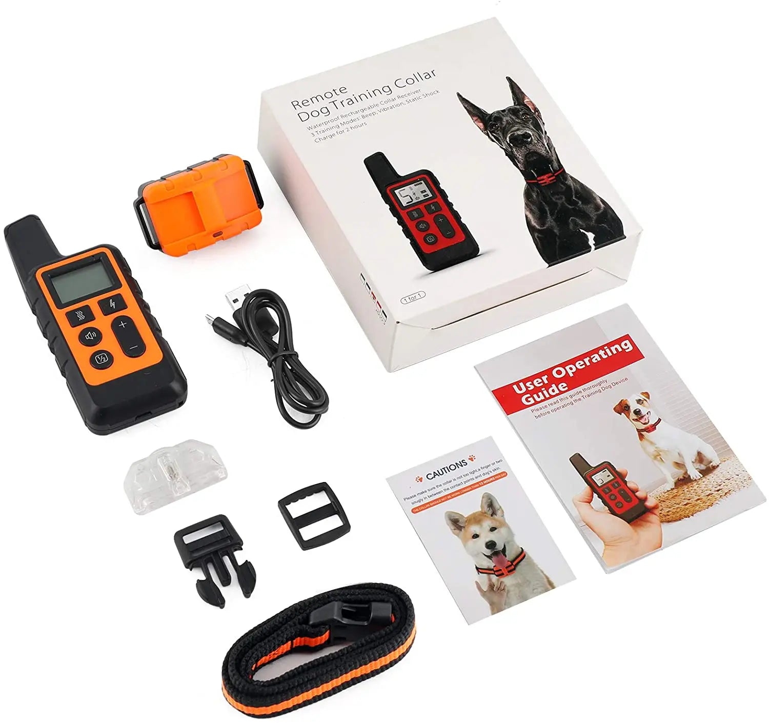 Waterproof Rechargeable Dog Training Collar with Remote - Smarsty