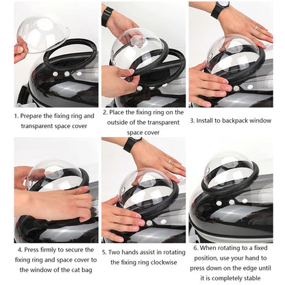 Breathable Transparent Cat Backpack for Easy Travel - Smarsty