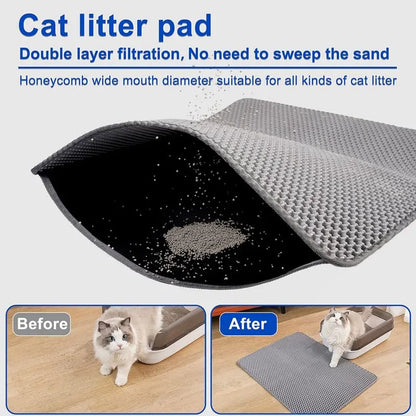 Waterproof Double Layer Cat Litter Trapping Mat - Smarsty