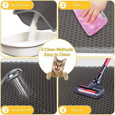 Waterproof Double Layer Cat Litter Trapping Mat - Smarsty