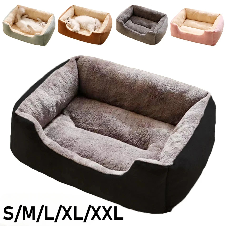 Breathable Plush Cat Bed with Multiple Size Options - Smarsty