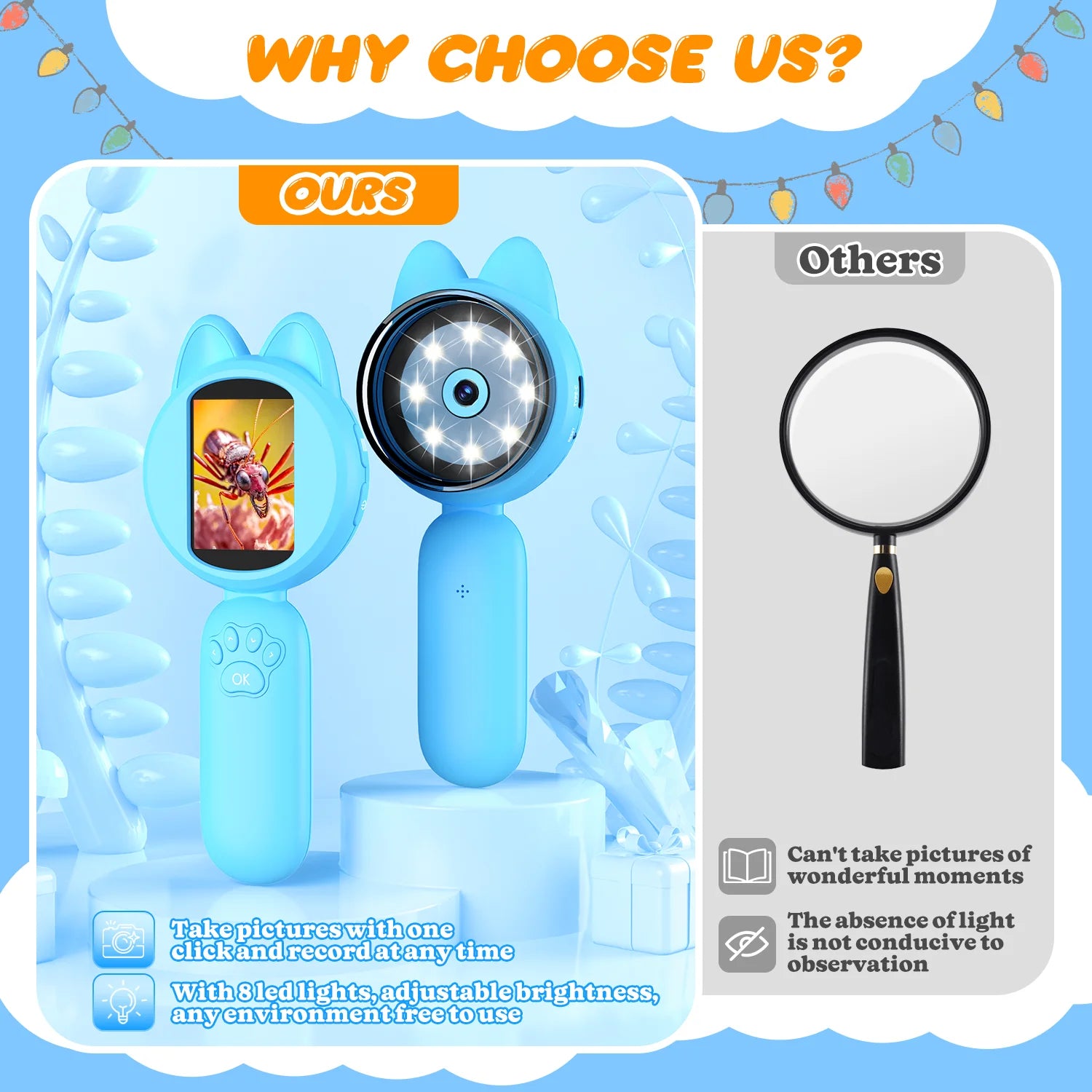 1000X Handheld Digital Microscope for Kids - Smarsty