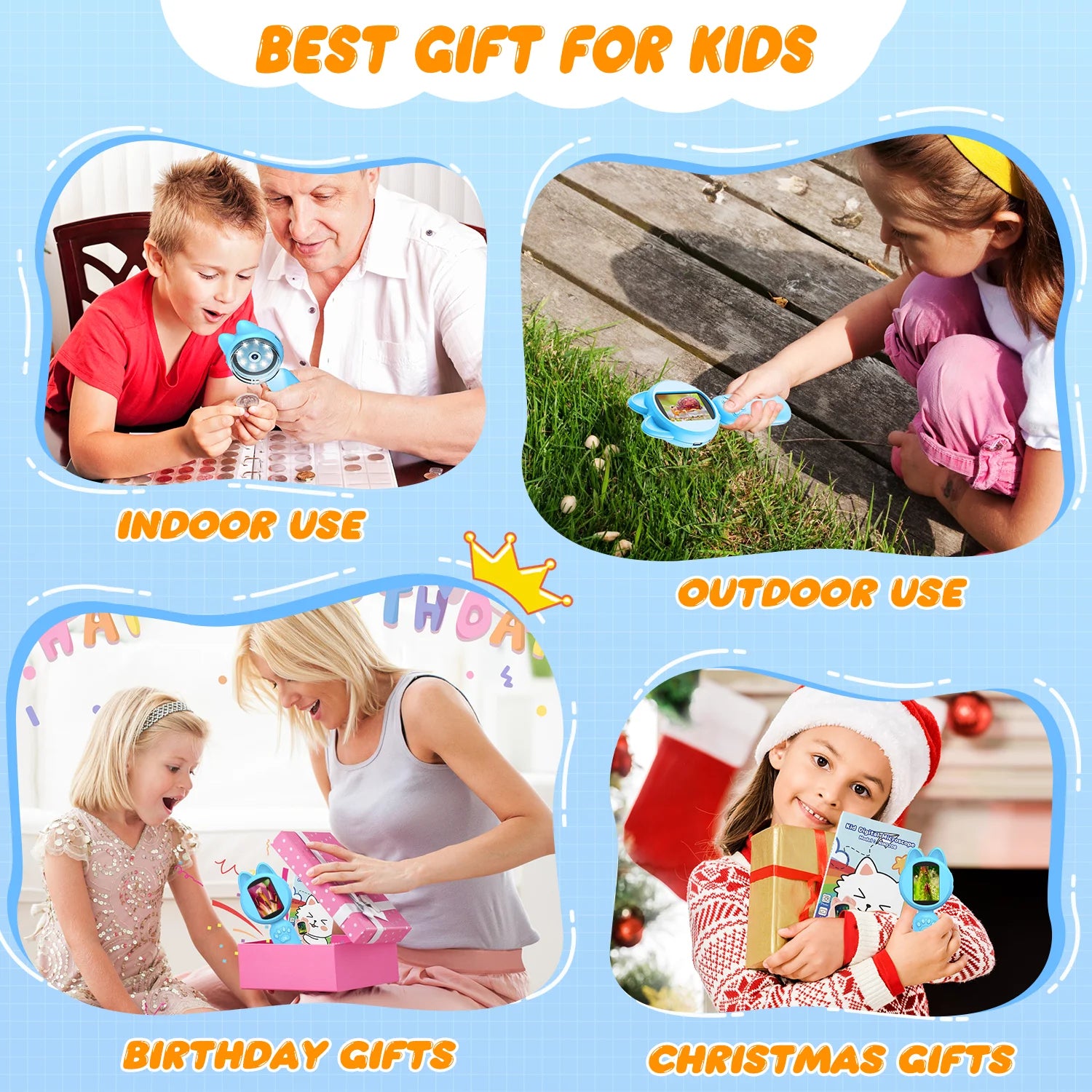 1000X Handheld Digital Microscope for Kids - Smarsty