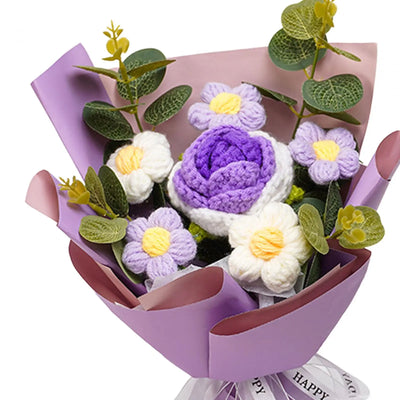 Crochet Flower Bouquet for Home Decoration and Gifts - Smarsty