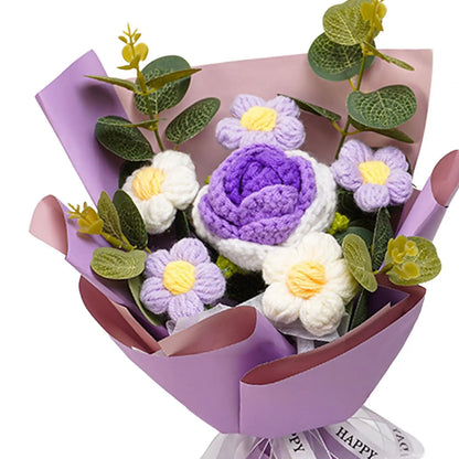Crochet Flower Bouquet for Home Decoration and Gifts - Smarsty