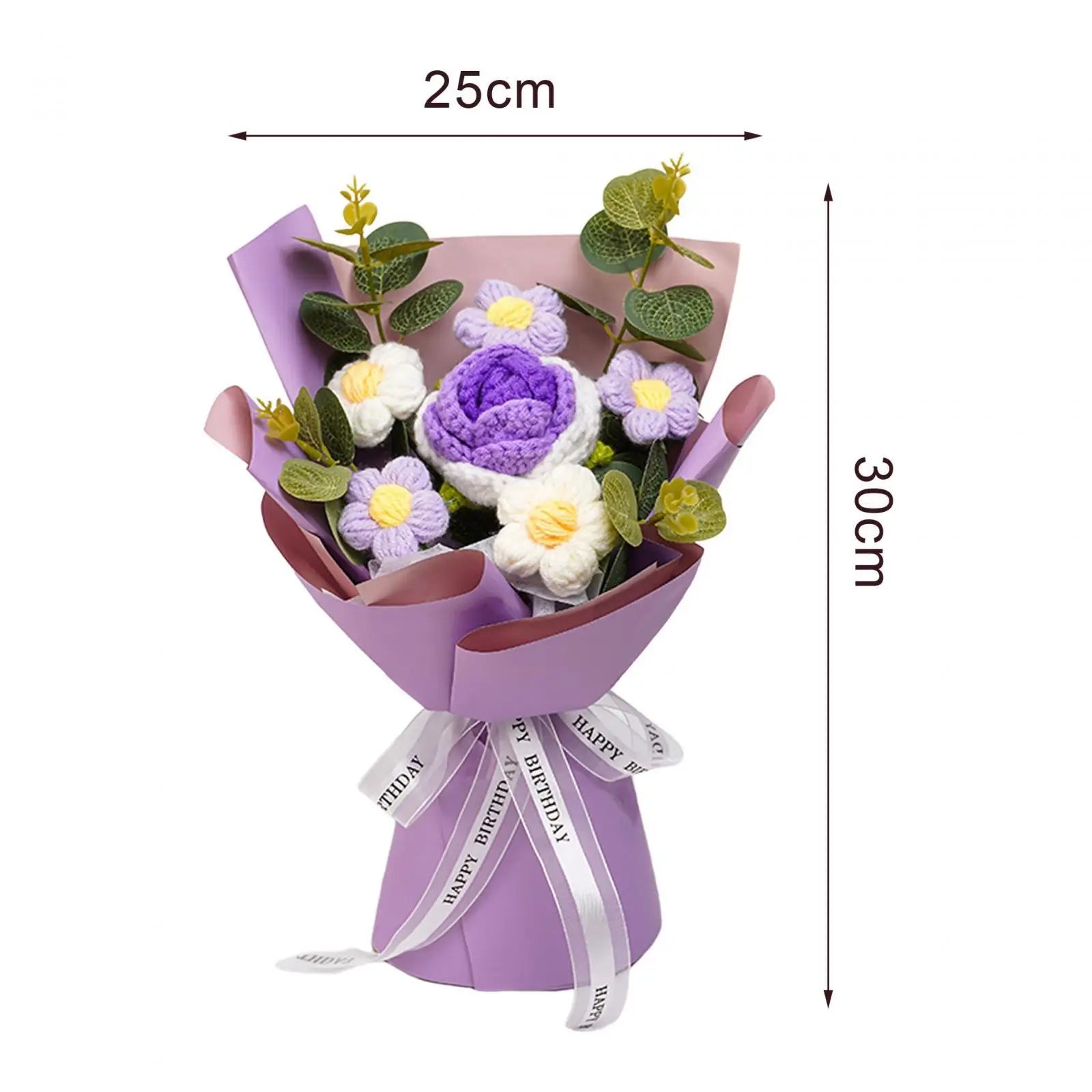 Crochet Flower Bouquet for Home Decoration and Gifts - Smarsty