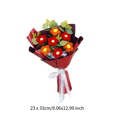 Crochet Flower Bouquet for Home Decoration and Gifts - Smarsty