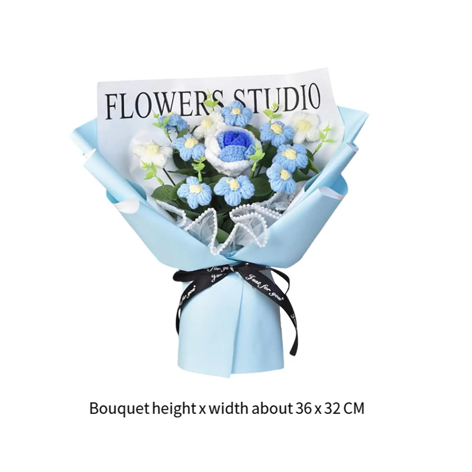 Crochet Flower Bouquet for Home Decoration and Gifts - Smarsty