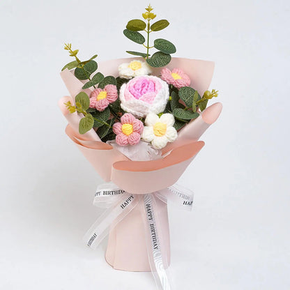 Crochet Flower Bouquet for Home Decoration and Gifts - Smarsty
