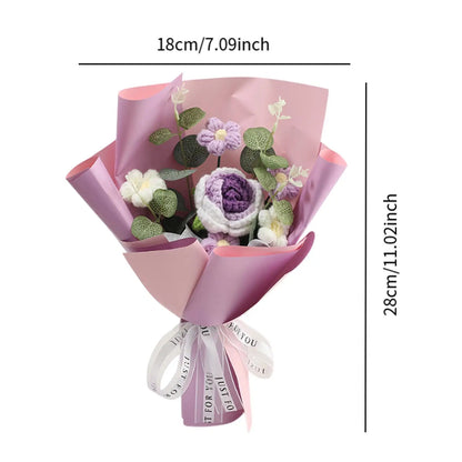 Crochet Flower Bouquet for Home Decoration and Gifts - Smarsty