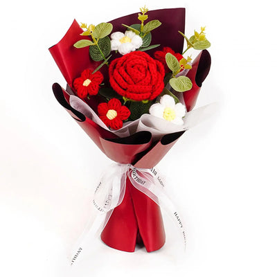 Crochet Flower Bouquet for Home Decoration and Gifts - Smarsty