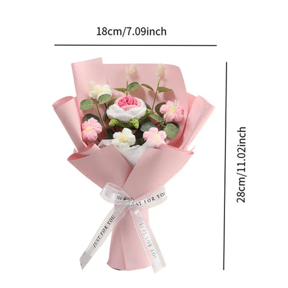 Crochet Flower Bouquet for Home Decoration and Gifts - Smarsty