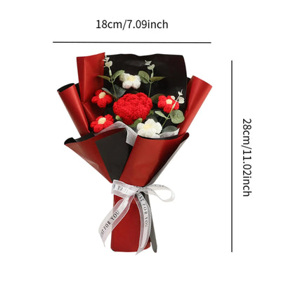 Crochet Flower Bouquet for Home Decoration and Gifts - Smarsty