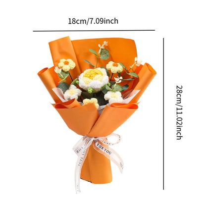Crochet Flower Bouquet for Home Decoration and Gifts - Smarsty
