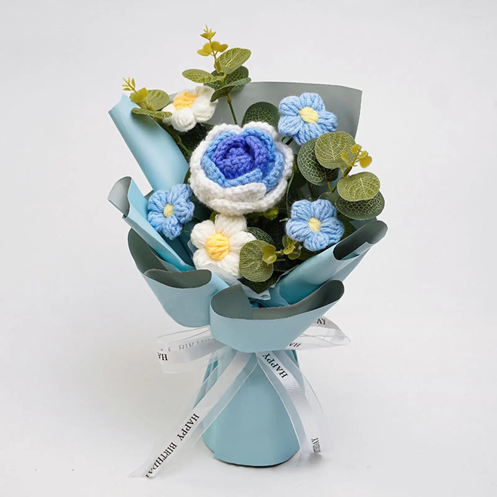 Crochet Flower Bouquet for Home Decoration and Gifts - Smarsty