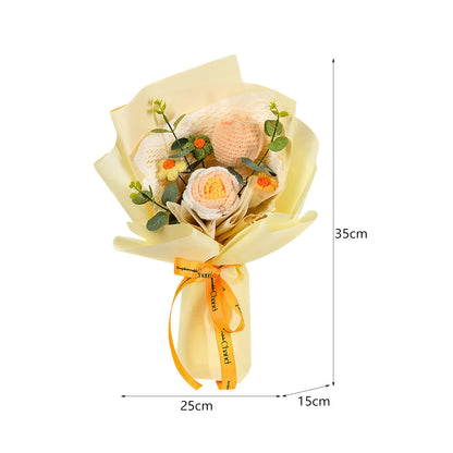 Crochet Flower Bouquet for Home Decoration and Gifts - Smarsty