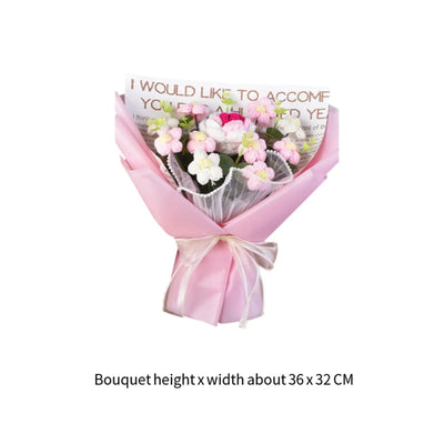 Crochet Flower Bouquet for Home Decoration and Gifts - Smarsty