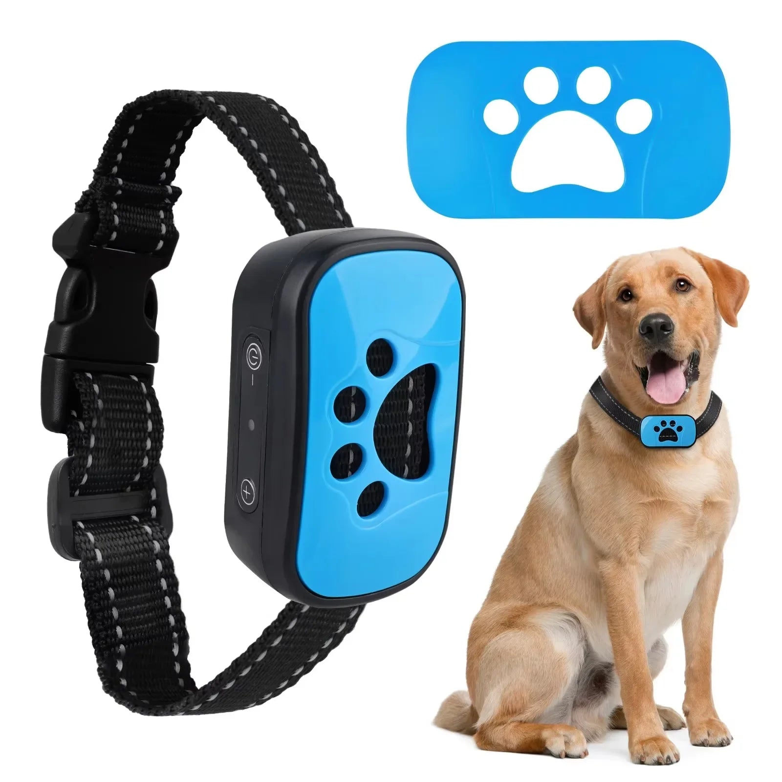 Rechargeable Ultrasonic Dog Bark Collar with Vibration - Smarsty