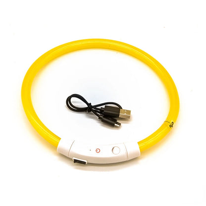 LED Pet Collar with USB Charging for Safety - Smarsty