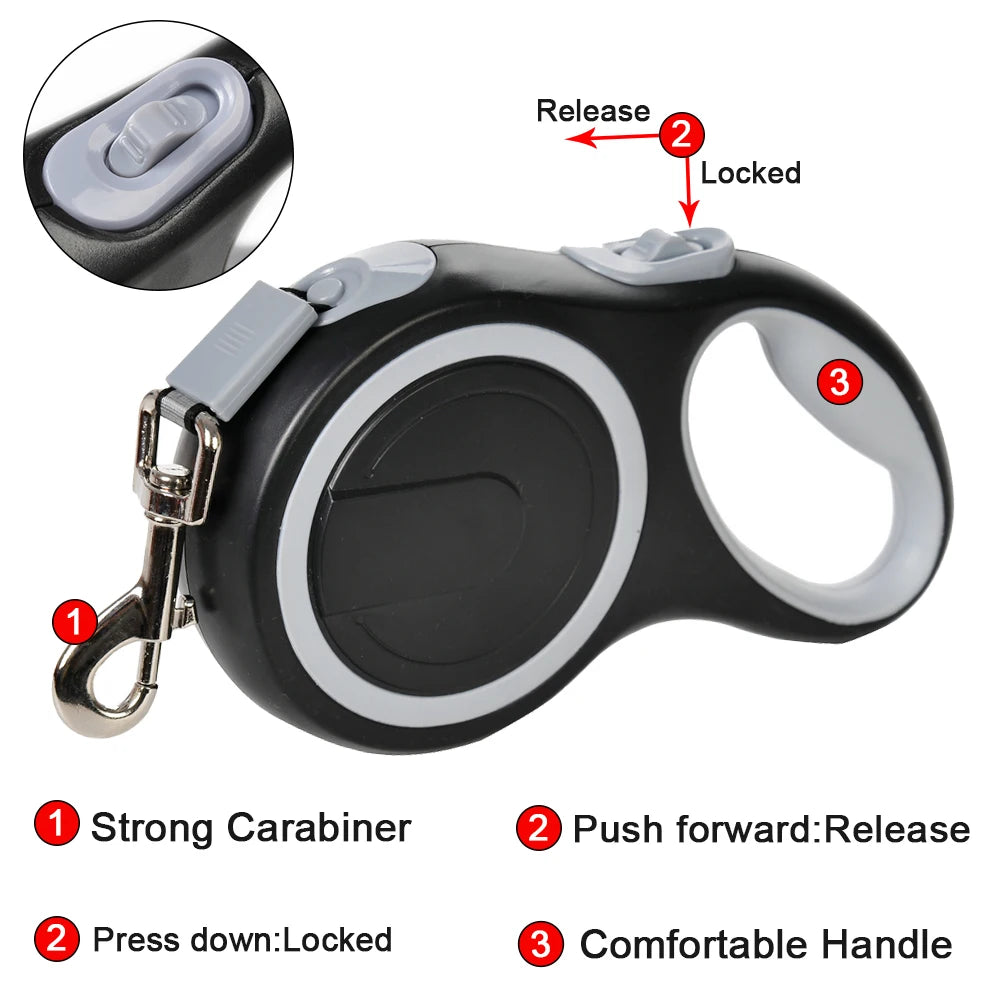 Retractable 8m Dog Leash for Outdoor Training - Smarsty