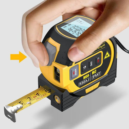 3 In 1 Laser Tape Measure with High Precision - Smarsty