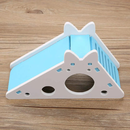 Colorful Hamster House with Slides and Stairs - Smarsty