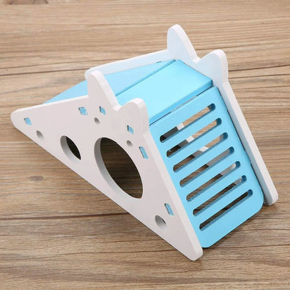 Colorful Hamster House with Slides and Stairs - Smarsty